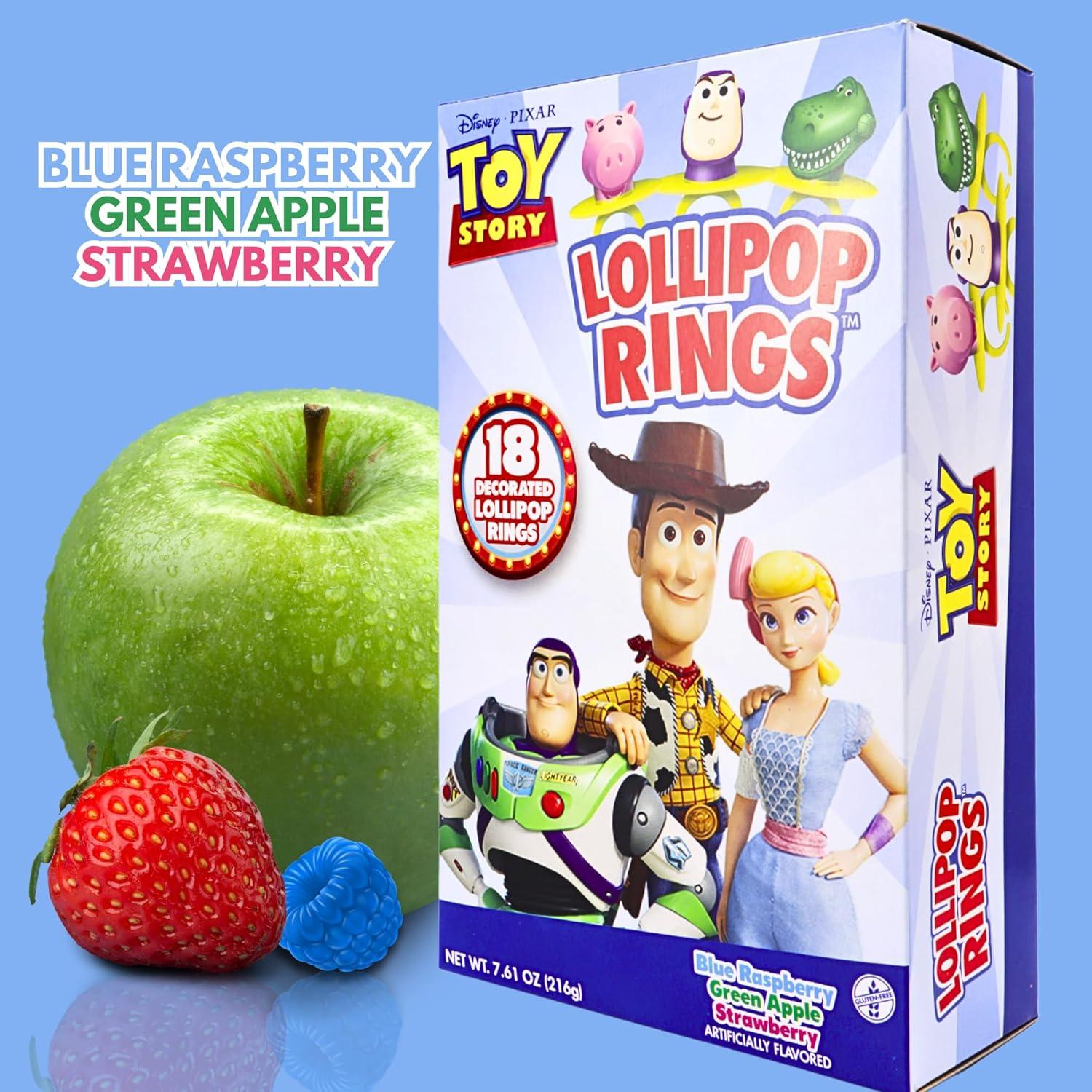 Anillos de Lollipop Flix Candy Toy Story - 16 Unidades