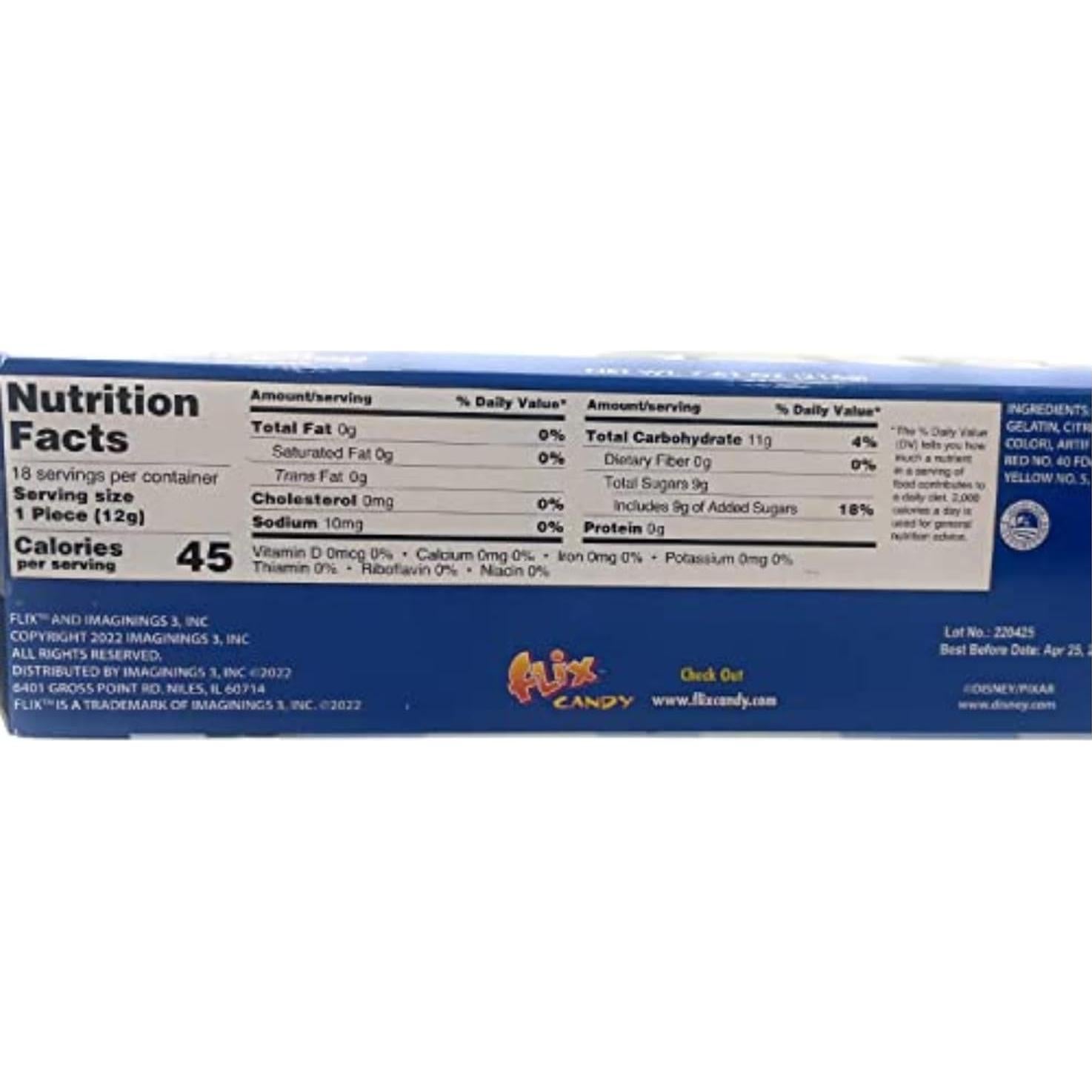 Anillos de Lollipop Flix Candy Toy Story - 16 Unidades