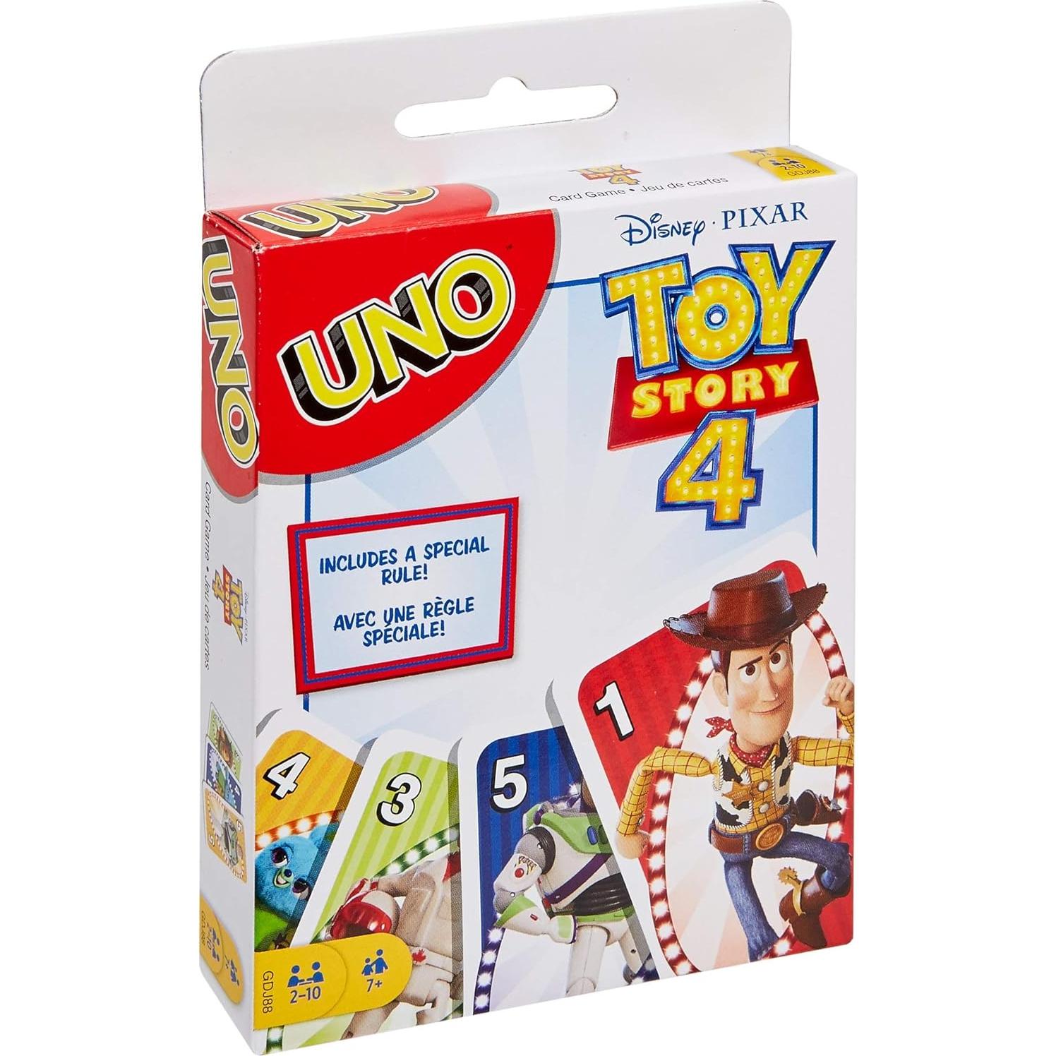 Juego de Cartas UNO Mattel Toy Story 4 - 112 Cartas