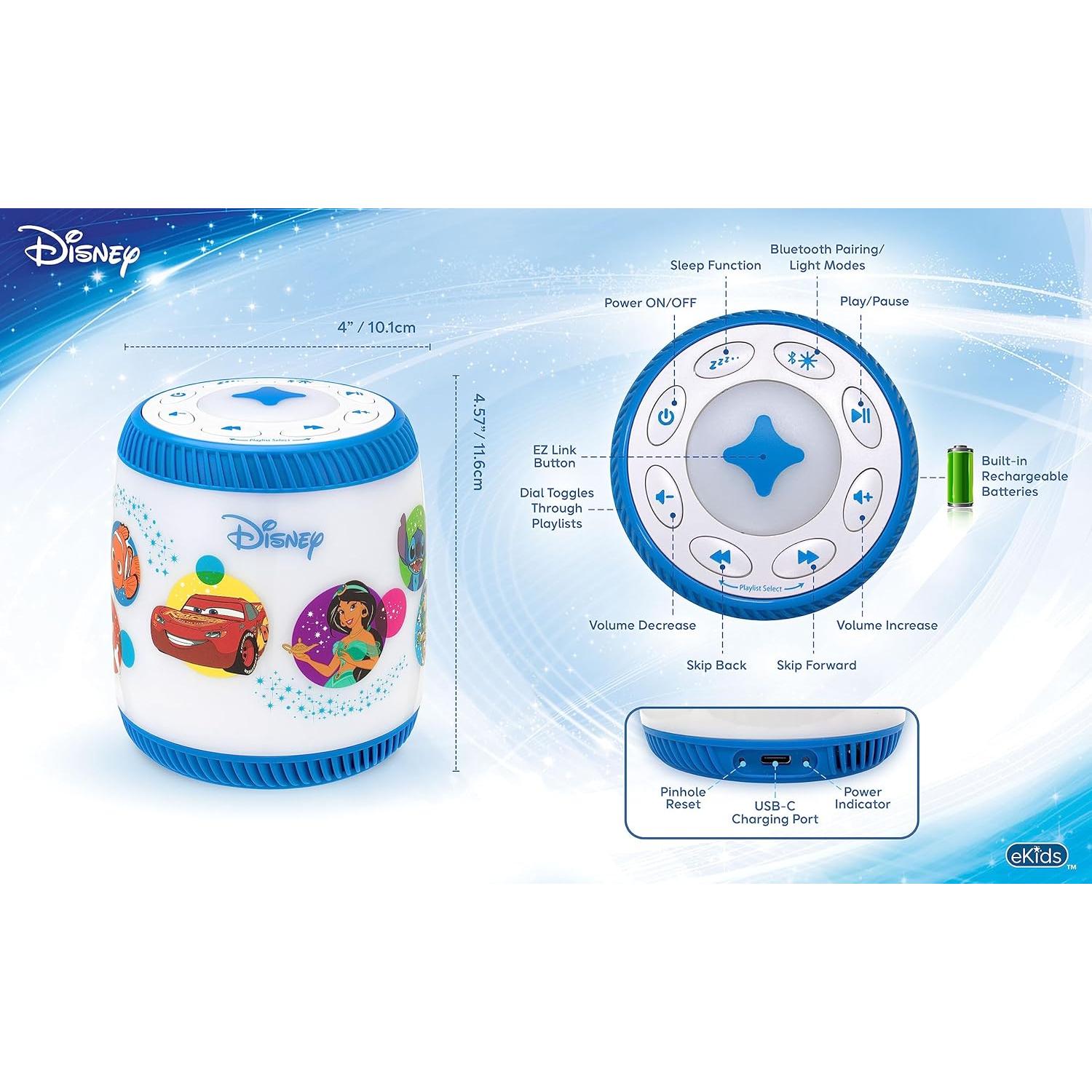 Cuentacuentos Bluetooth eKids Disney Luz Nocturna 10 cm