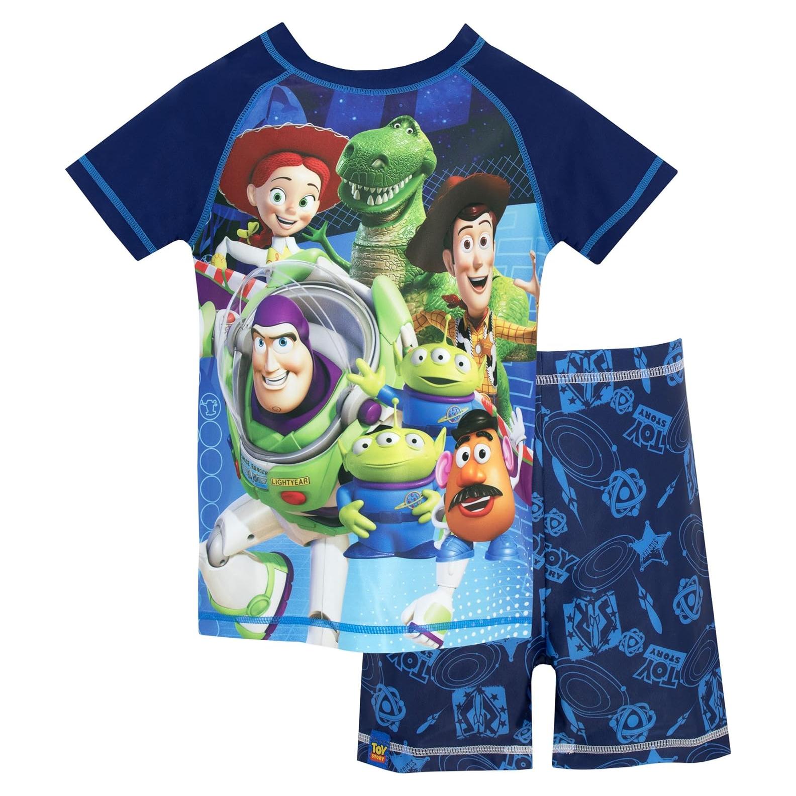 Conjunto de baño Toy Story para niños 2 piezas azul