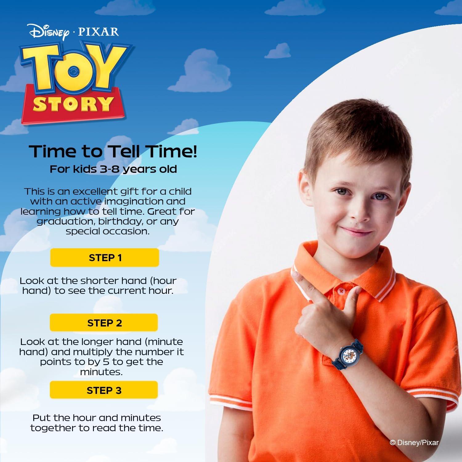 Reloj Analógico Disney Toy Story para Niños 32mm Azul