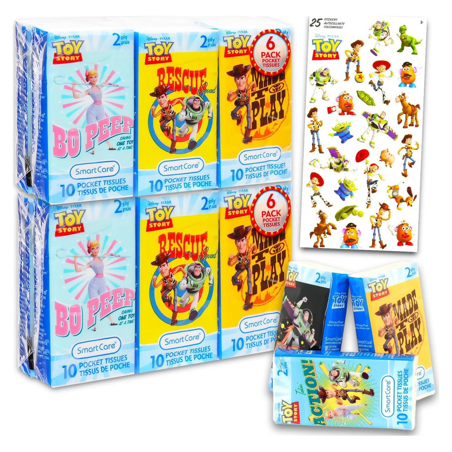 Paquete de pañuelos faciales Disney Toy Story - 120 unidades
