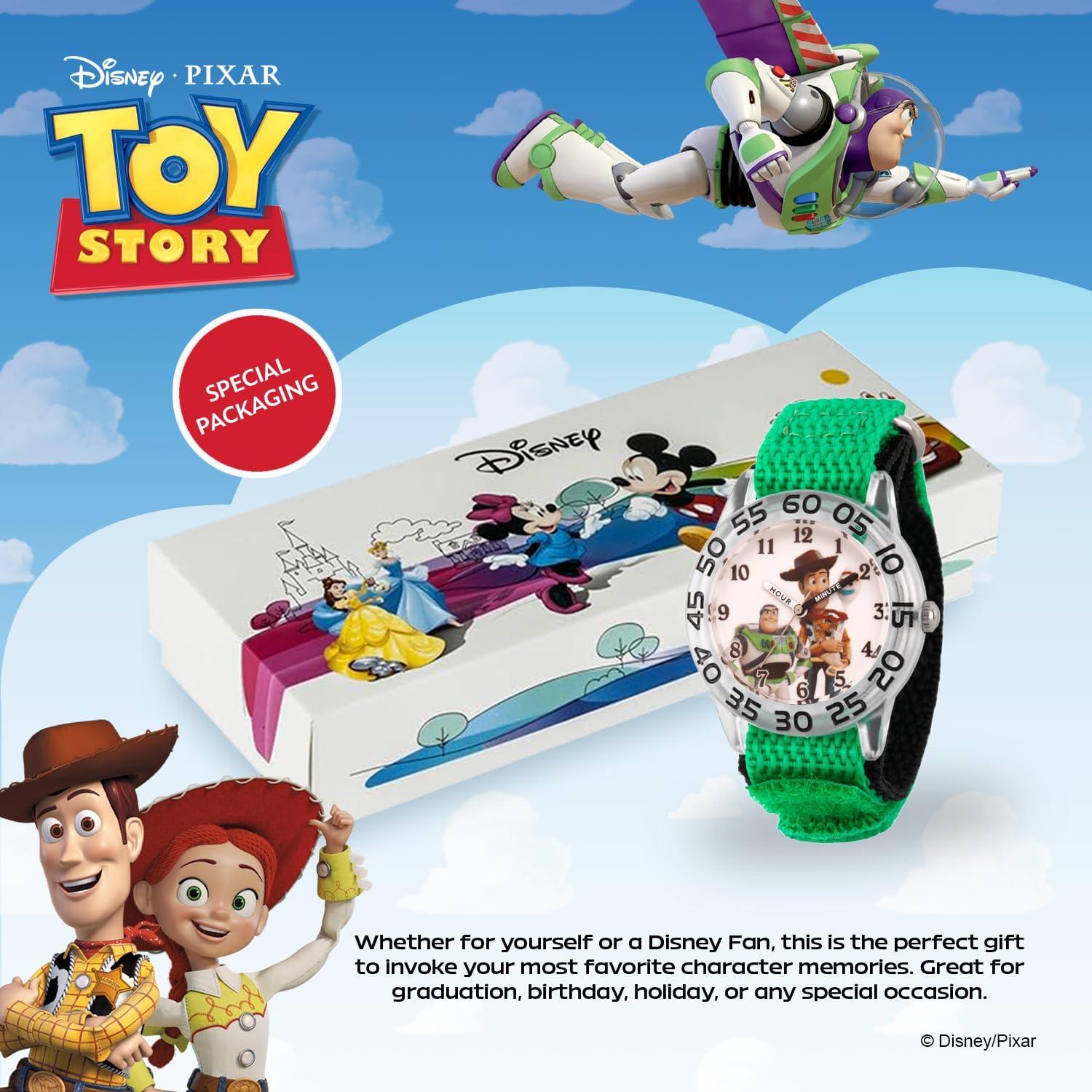 Reloj Analógico Infantil Disney Toy Story 32mm Nylon Verde