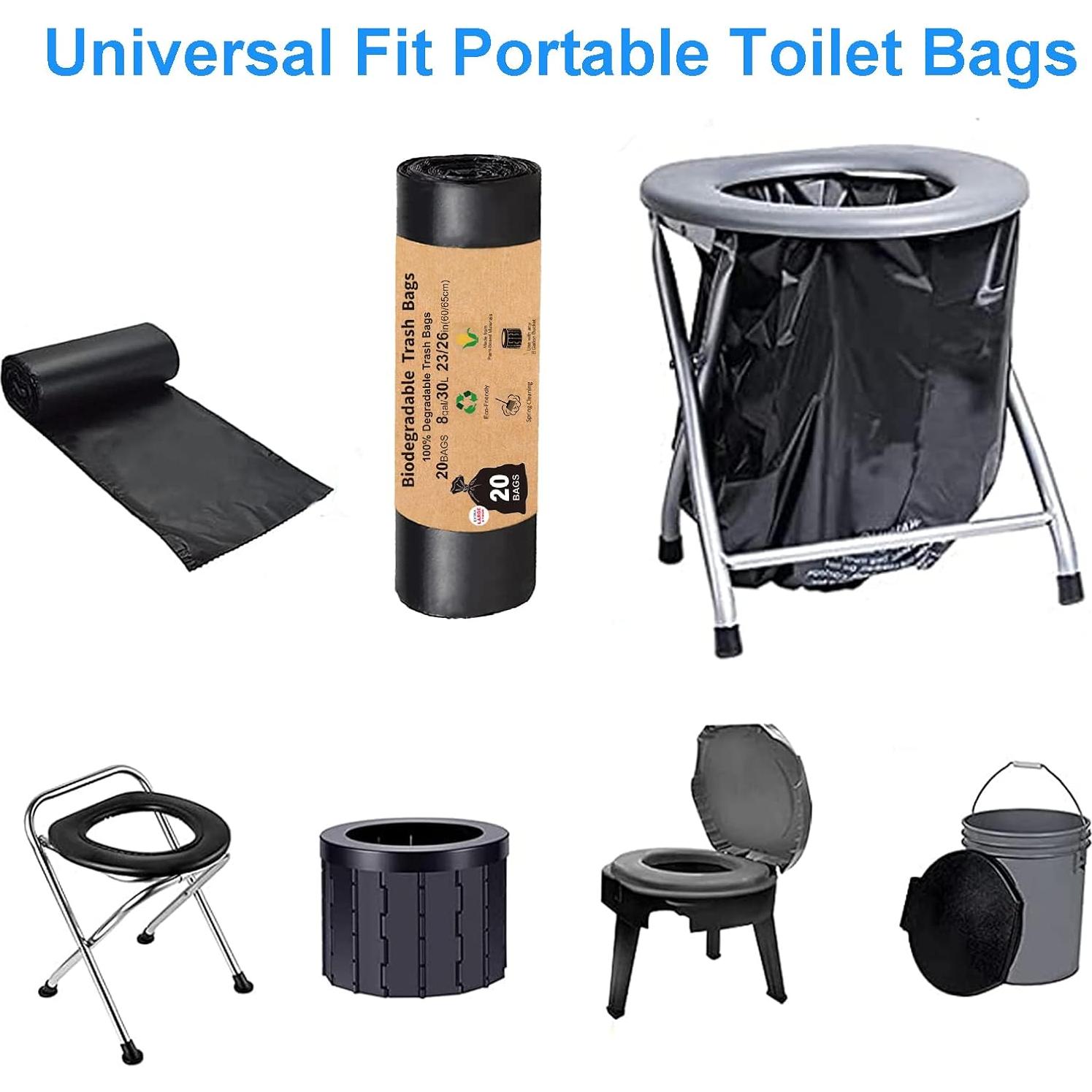 Bolsas Compostables TL-JIYPU 40 Unidades 30 Litros Camping