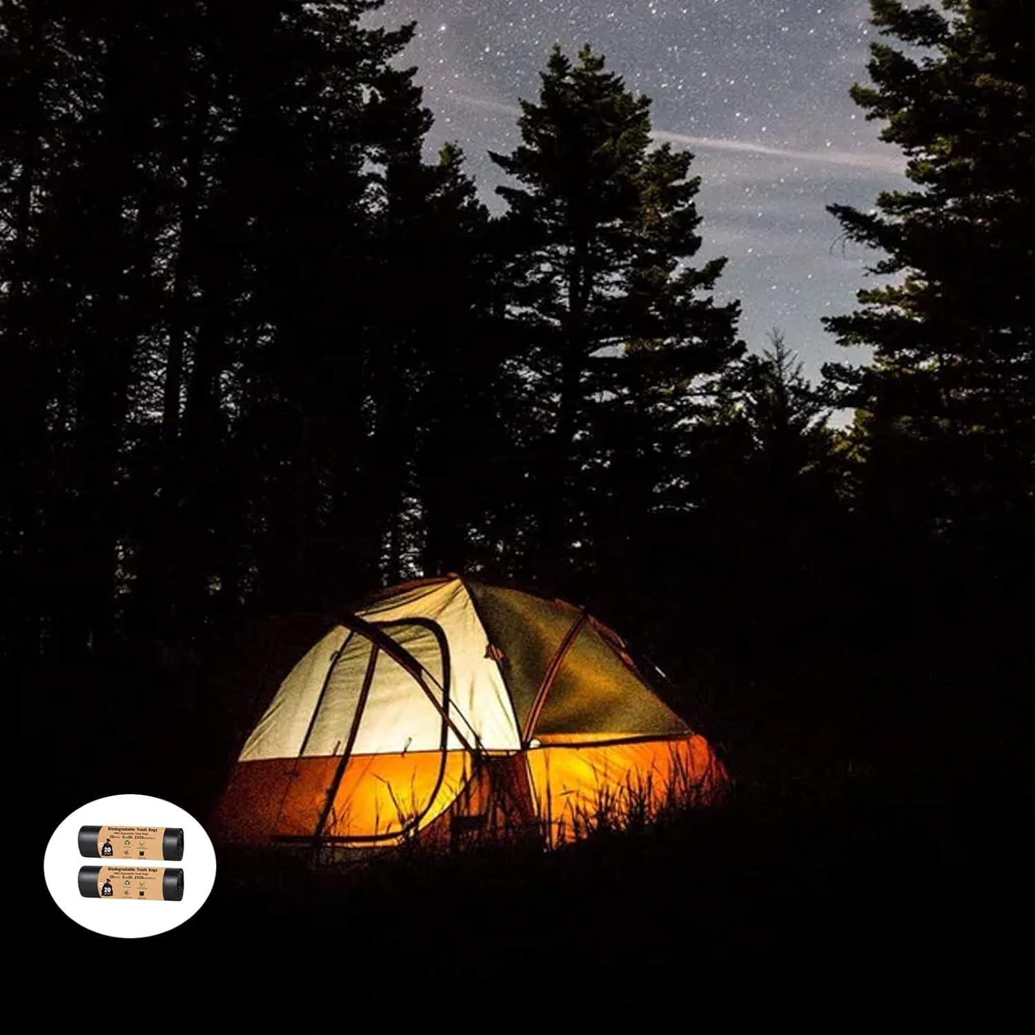 Bolsas Compostables TL-JIYPU 40 Unidades 30 Litros Camping