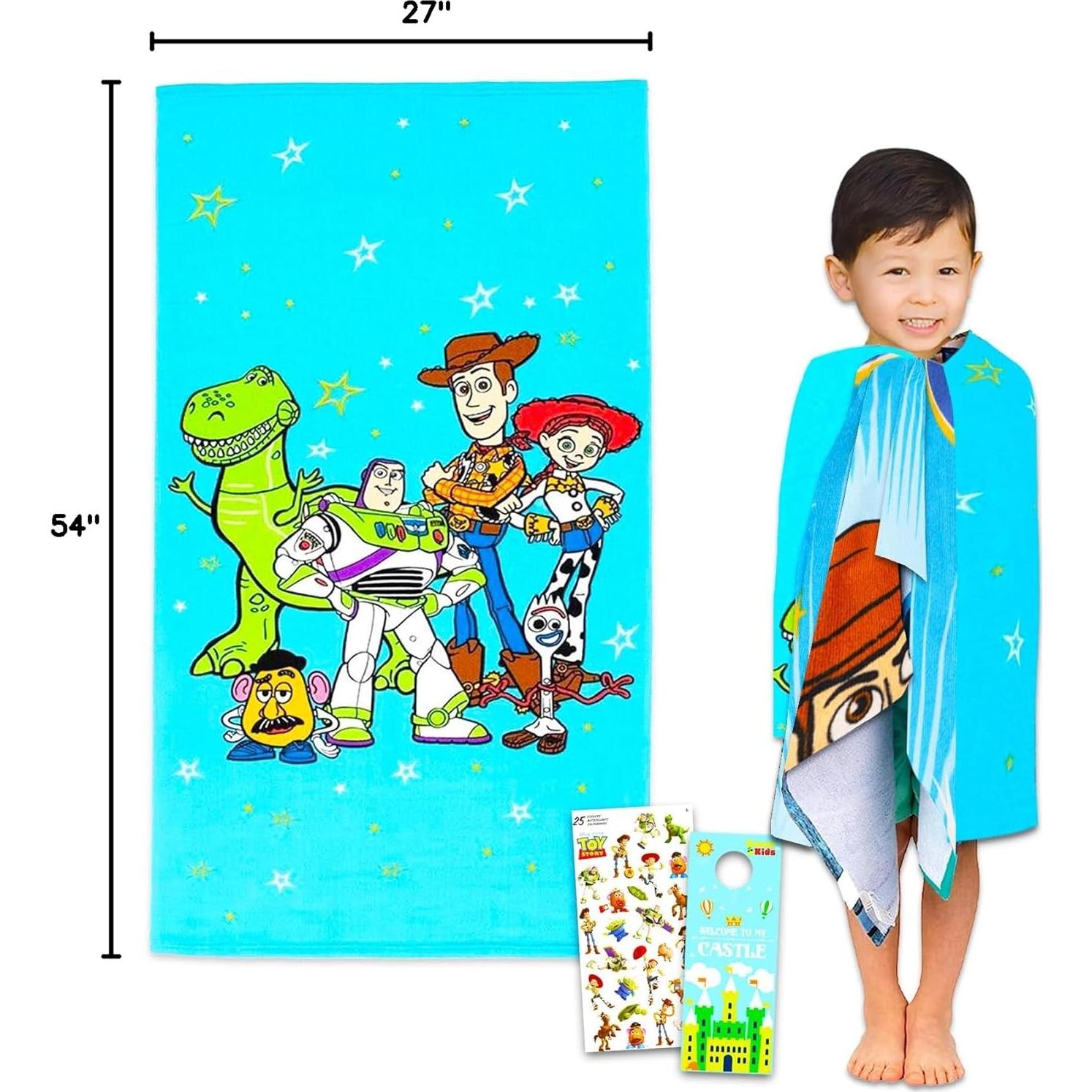 Juego de Toallas de Playa y Baño Toy Story - Microfibra