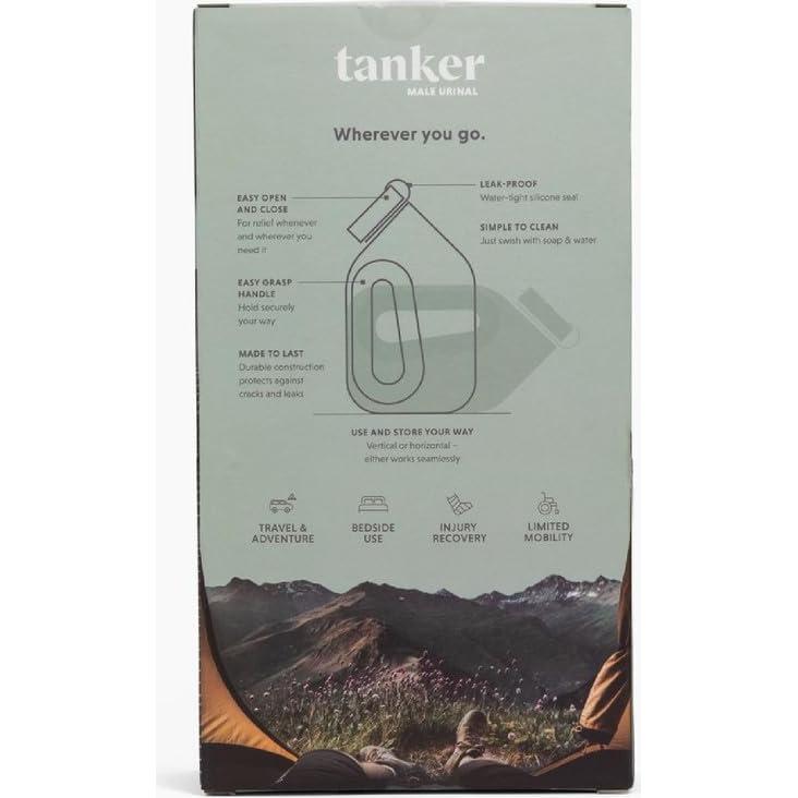 Orinal Portátil Tanker para Hombres a Prueba de Derrames