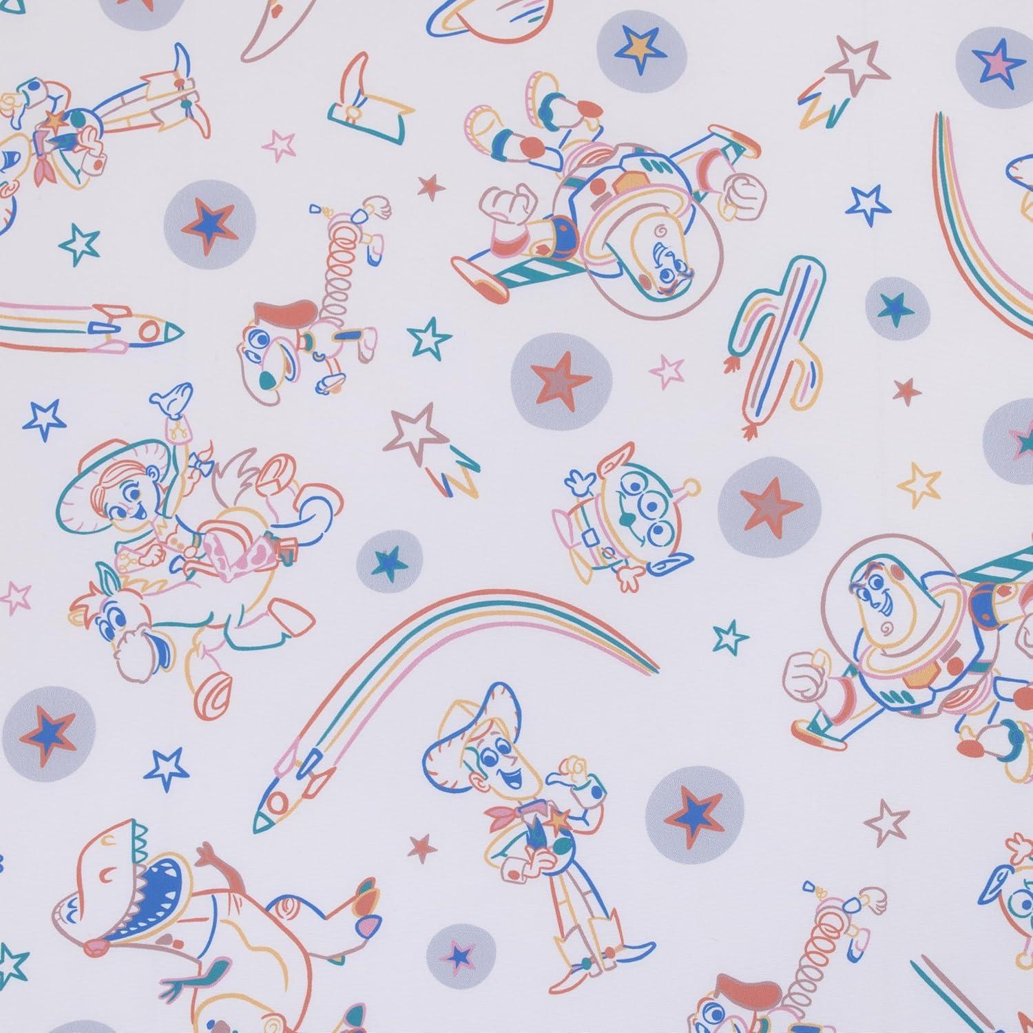 Sábana Ajustable Cuna NoJo Toy Story Woody Buzz 71x132 cm