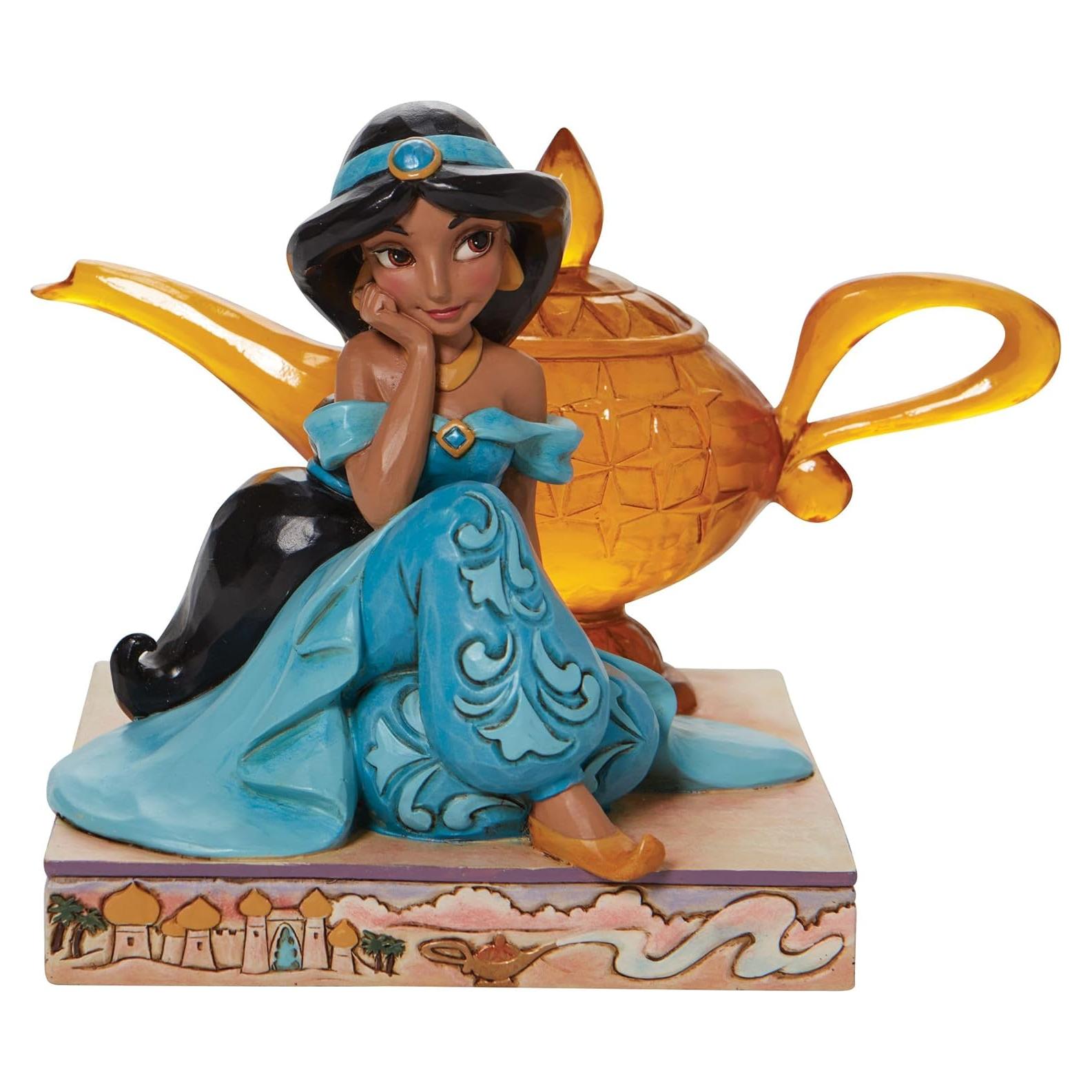 Figurita Enesco Jim Shore Aladino y Jasmine 13,34 cm