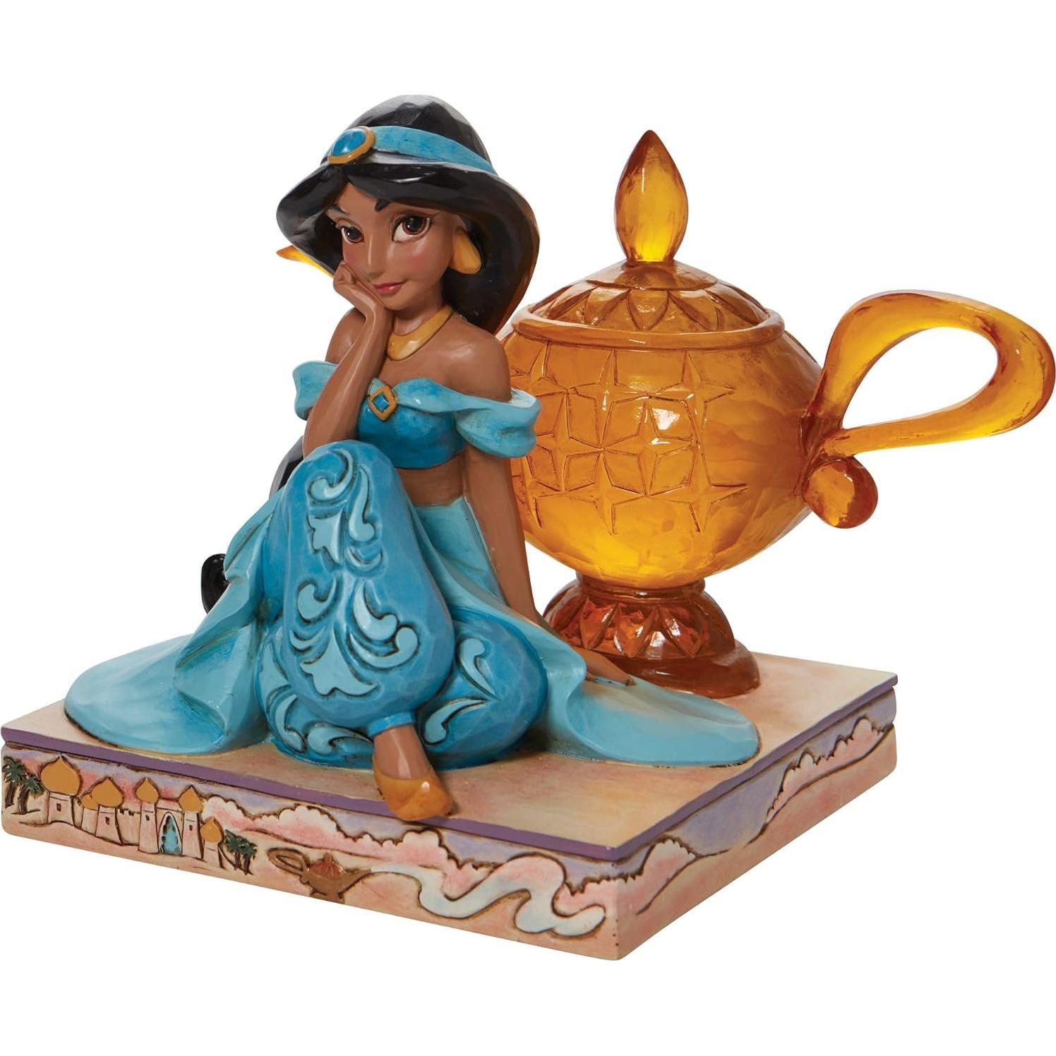 Figurita Enesco Jim Shore Aladino y Jasmine 13,34 cm