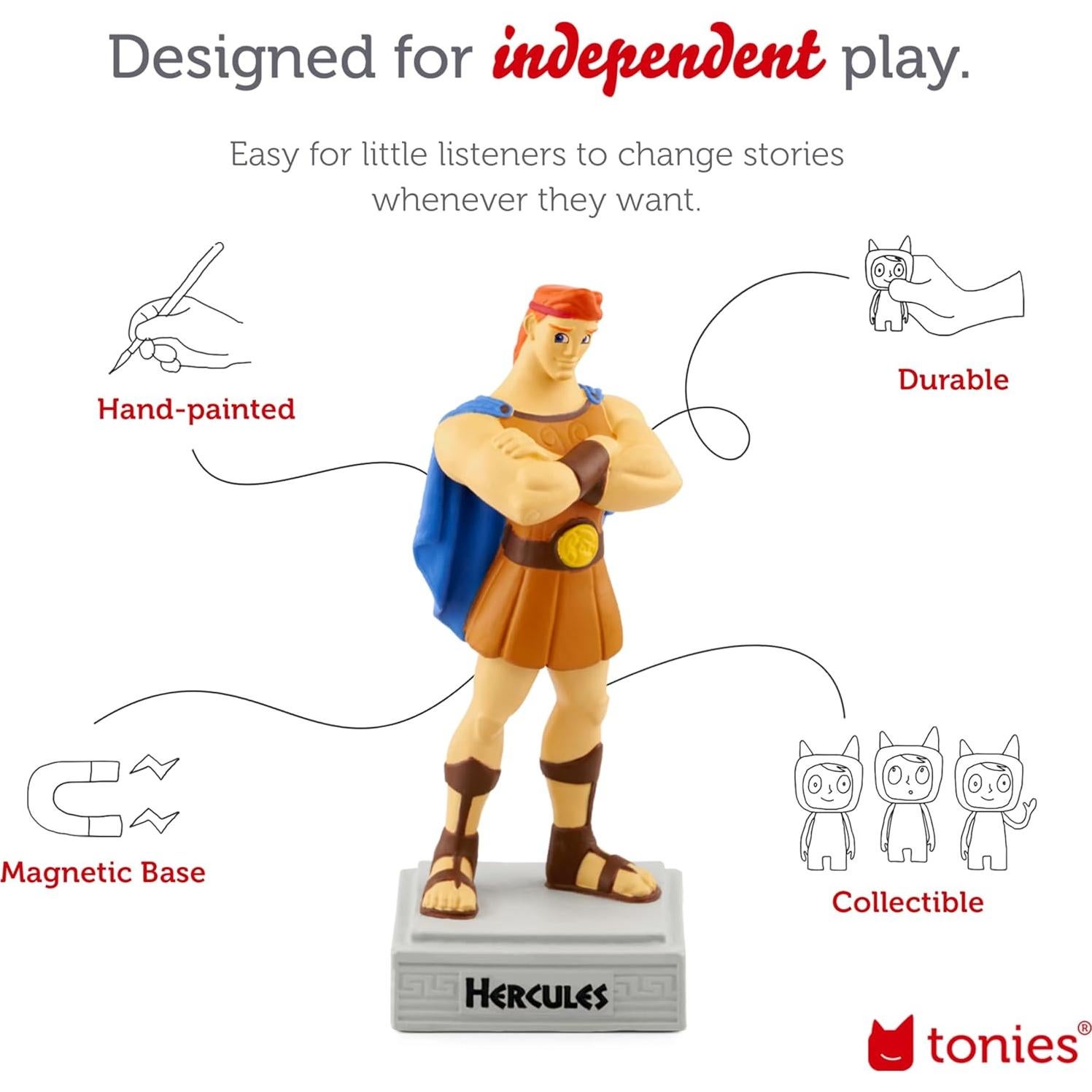 Figurita de Audio Tonies Héroes Disney Hércules 47 min