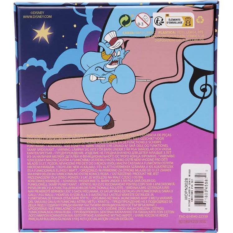 Conjunto de Pines Loungefly Disney Aladino Genio