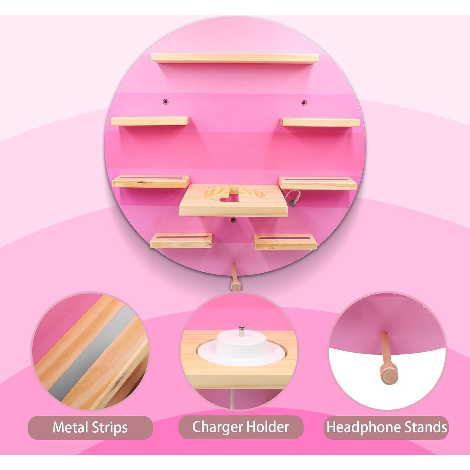 Estante Magnético Taladad con Luz LED RGB para Tonies