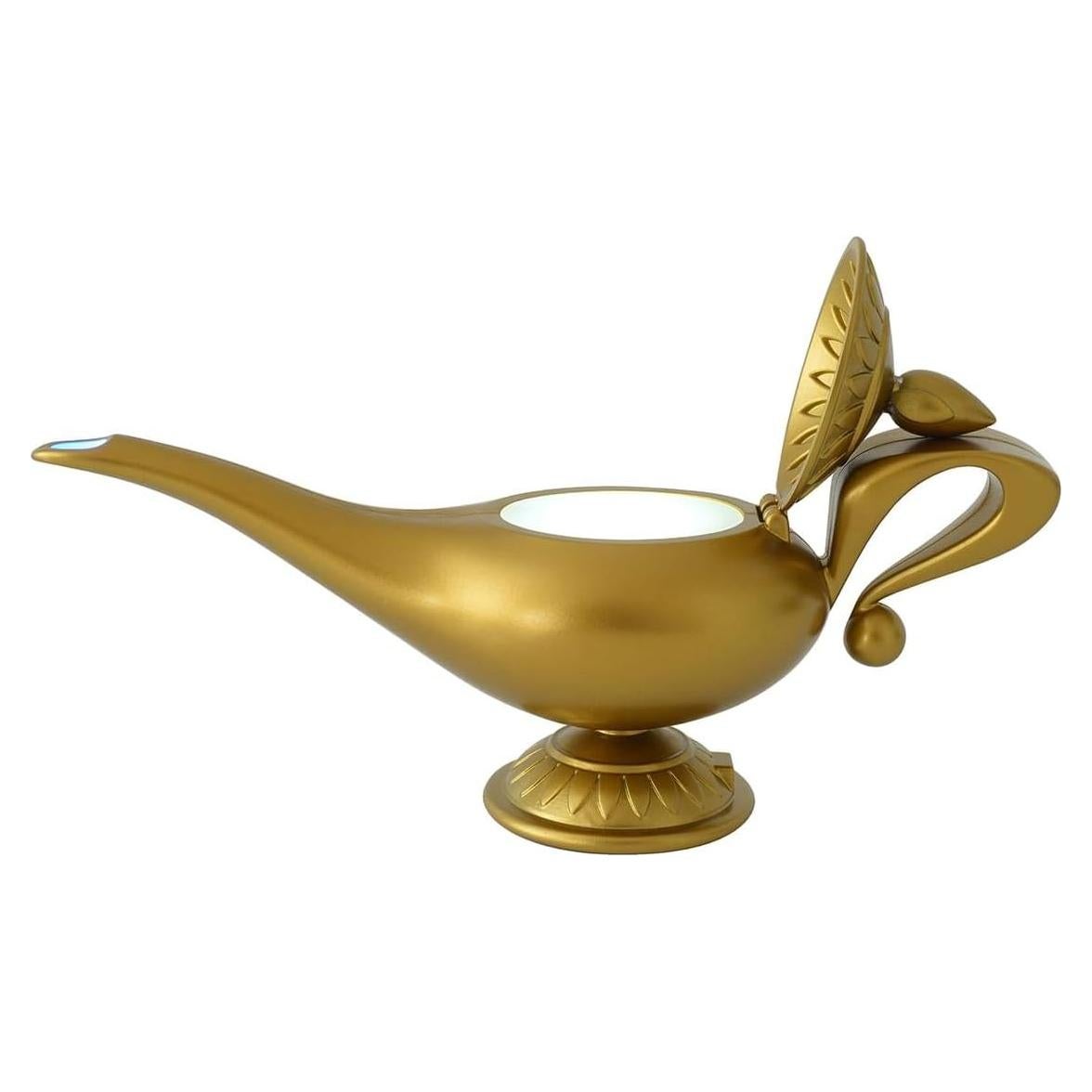 Disney Aladdin Genie Lamp LED Mood Light | Mood Lighting Aladdin Lamp Figure | Collectible Aladdin Mood Light Lamp | Blue & White Mood Light LED Genie Lamp | 10 Inches Long