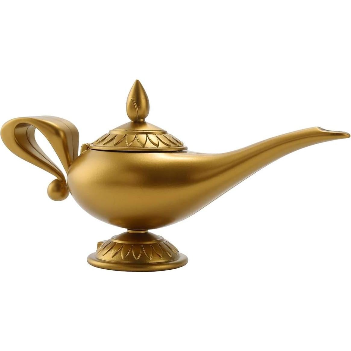 Disney Aladdin Genie Lamp LED Mood Light | Mood Lighting Aladdin Lamp Figure | Collectible Aladdin Mood Light Lamp | Blue & White Mood Light LED Genie Lamp | 10 Inches Long