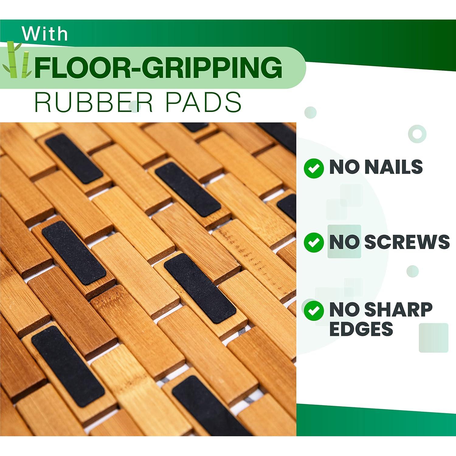 Alfombra de Baño ZPirates de Bambú Grande 86x46 cm