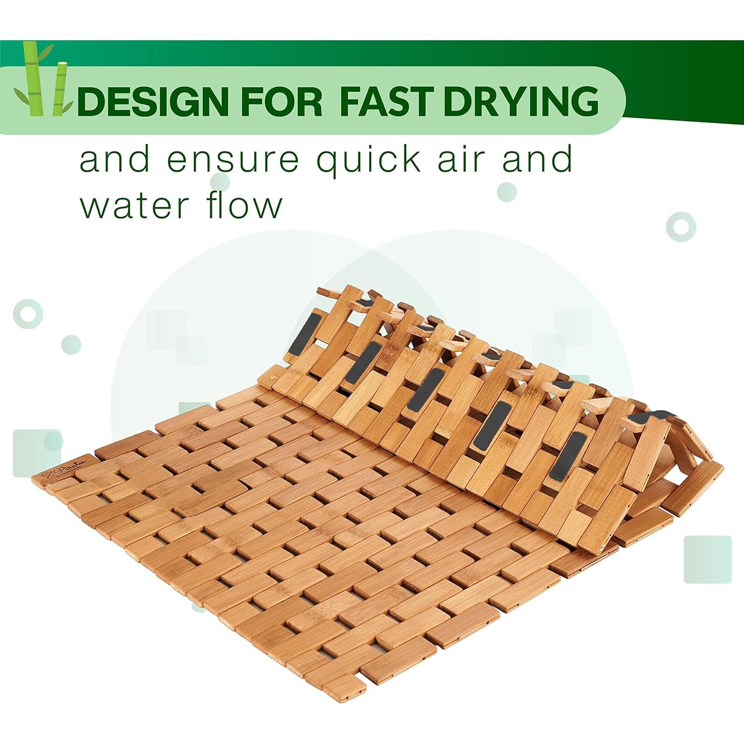 Alfombra de Baño ZPirates de Bambú Grande 86x46 cm