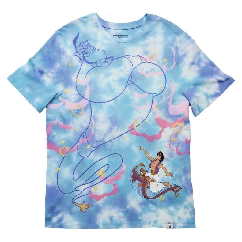 Camiseta Loungefly Disney Aladino Genio Unisex Tie Dye