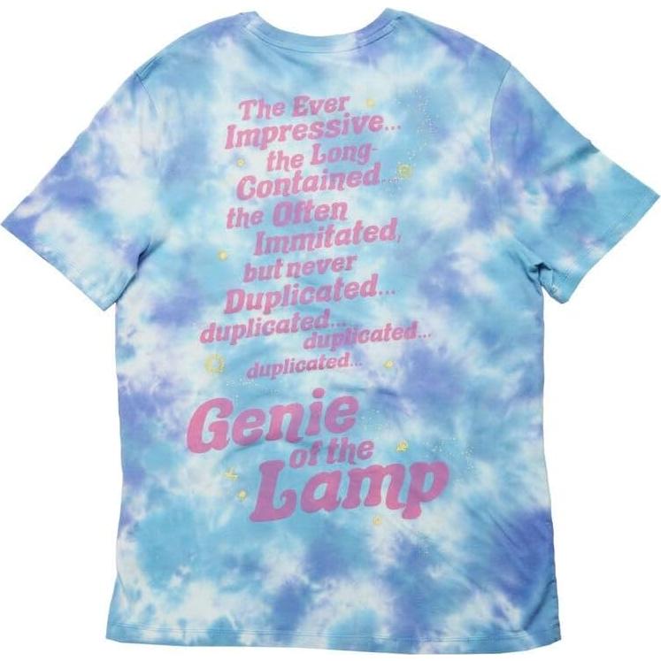 Camiseta Loungefly Disney Aladino Genio Unisex Tie Dye