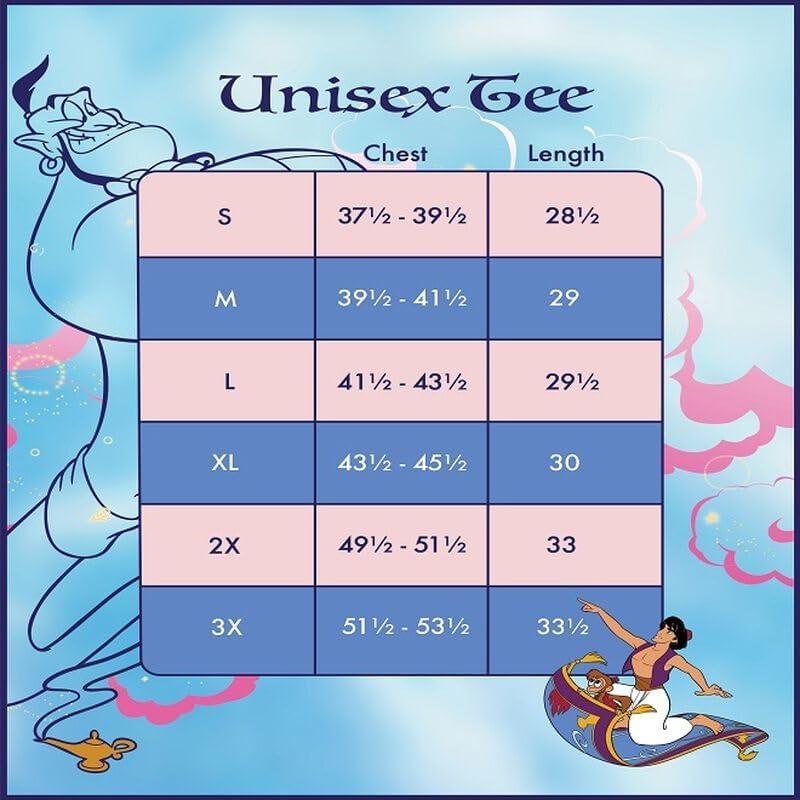 Camiseta Loungefly Disney Aladino Genio Unisex Tie Dye