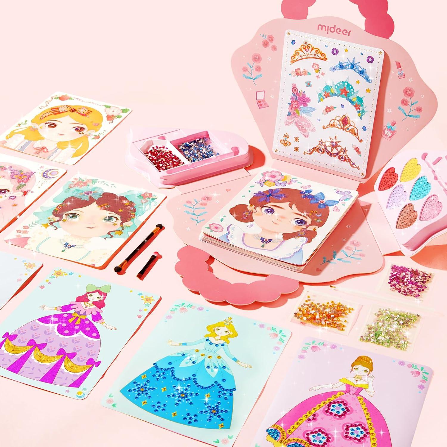 Juego de Vestir 4 en 1 MiDeer - Maquillaje de Princesa