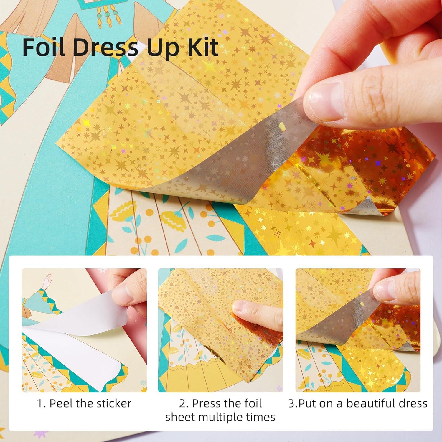 Juego de Vestir 4 en 1 MiDeer - Maquillaje de Princesa