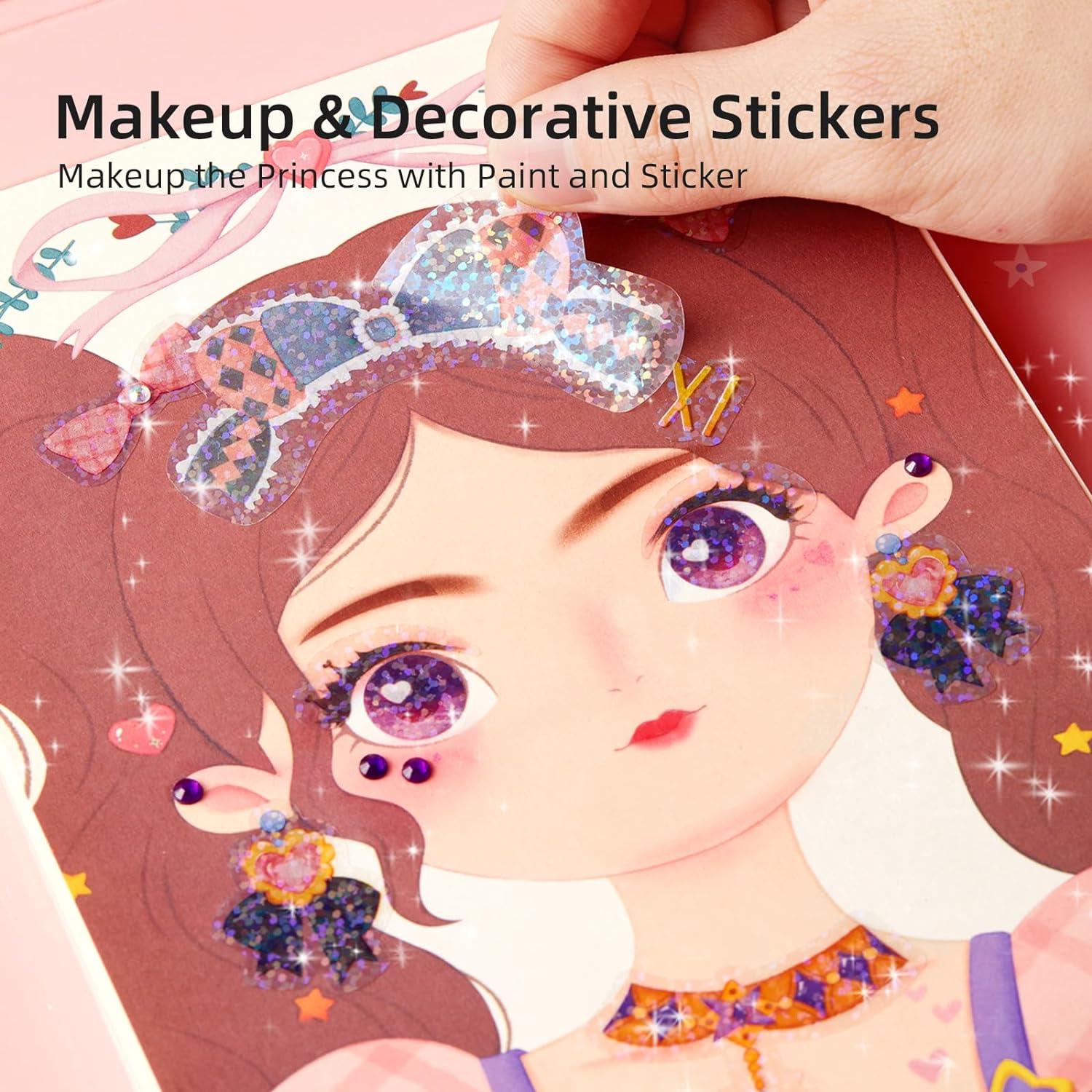 Juego de Vestir 4 en 1 MiDeer - Maquillaje de Princesa