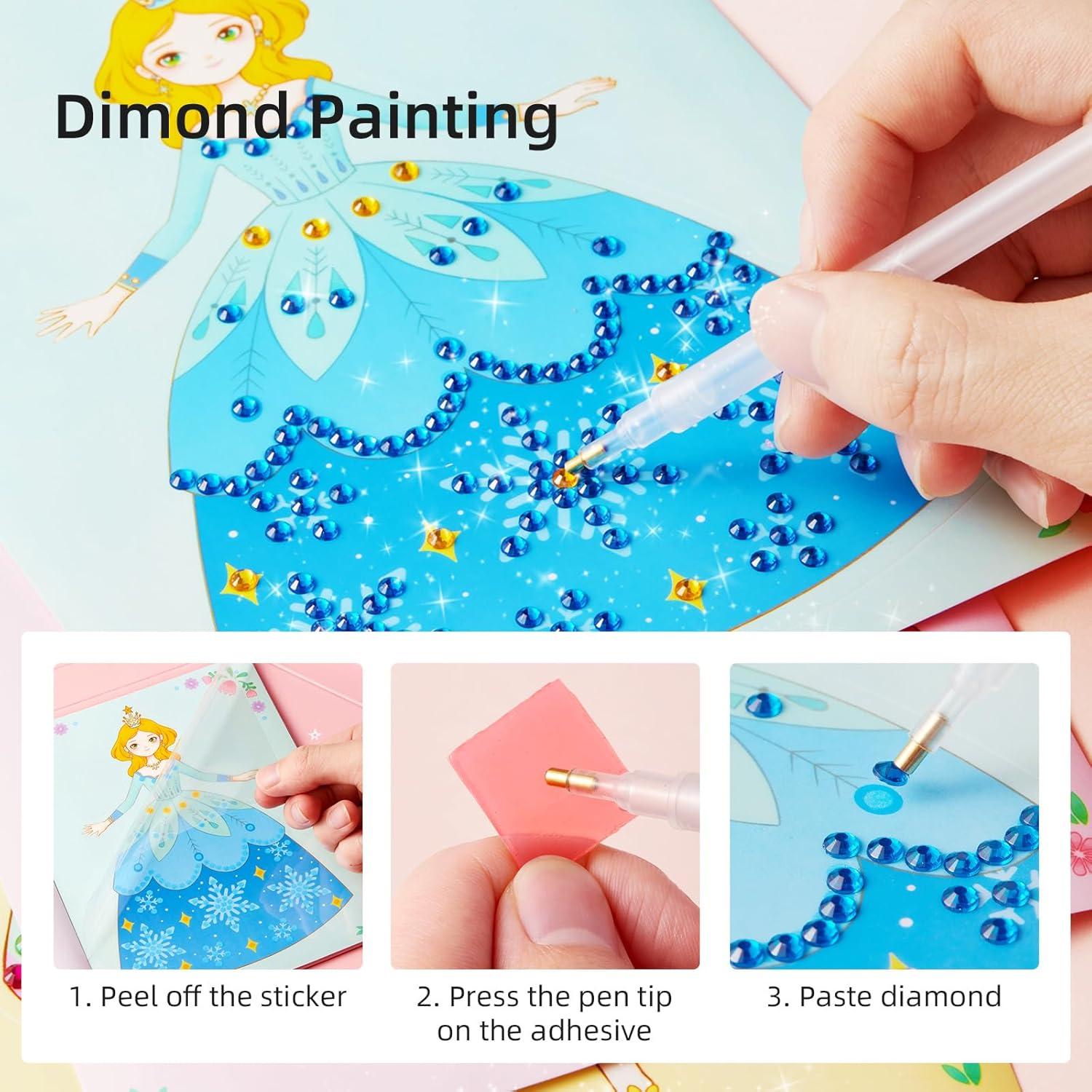 Juego de Vestir 4 en 1 MiDeer - Maquillaje de Princesa