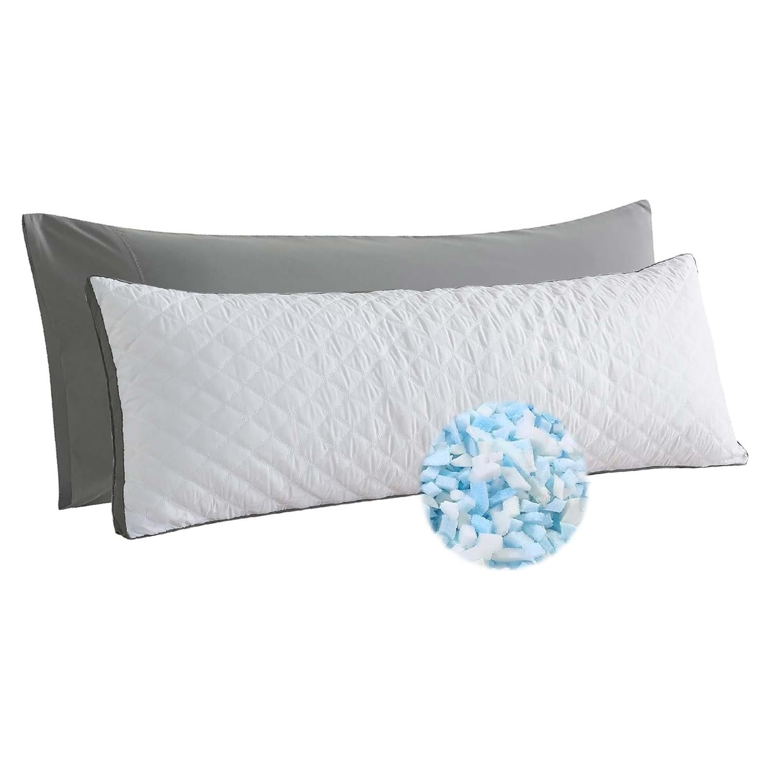Almohada Corporal Espuma Viscoelástica WhatsBedding 50,8x137 cm
