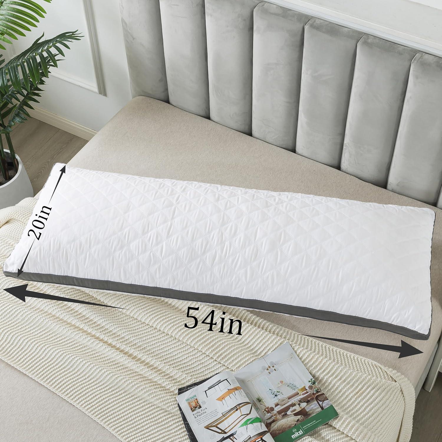 Almohada Corporal Espuma Viscoelástica WhatsBedding 50,8x137 cm