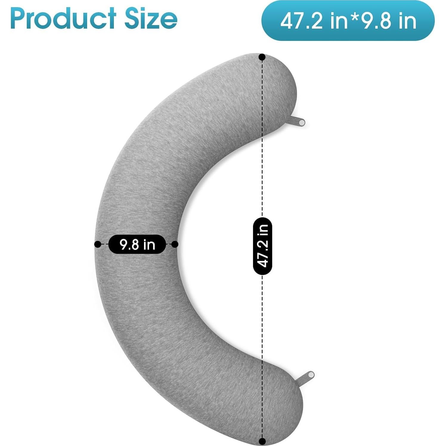 Almohada Corporal TranquilRelax 119 cm Espuma Viscoelástica