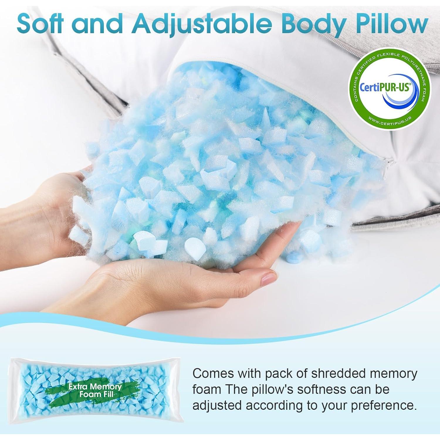 Almohada Corporal TranquilRelax 119 cm Espuma Viscoelástica