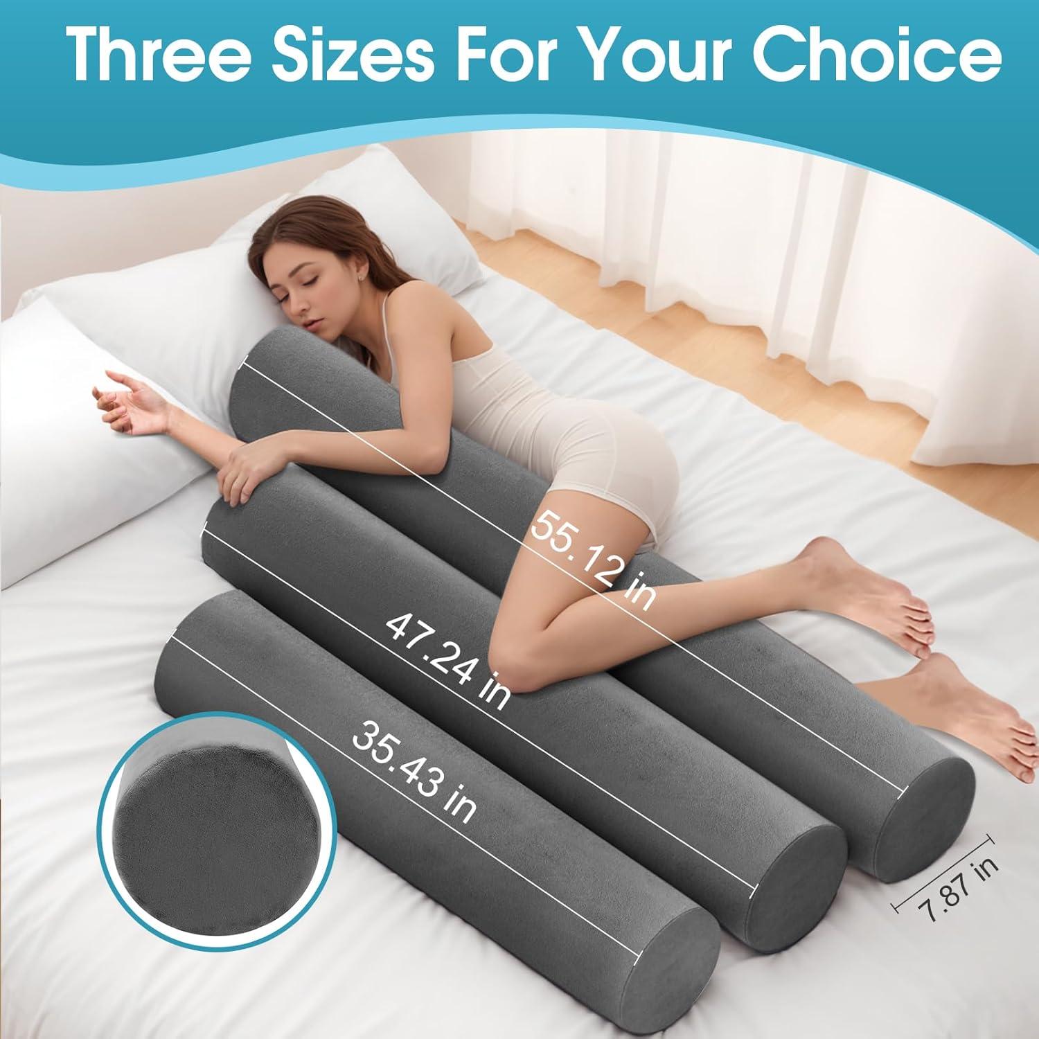 Almohada Corporal Cilíndrica SereneCloud 90 cm Espuma Viscoelástica