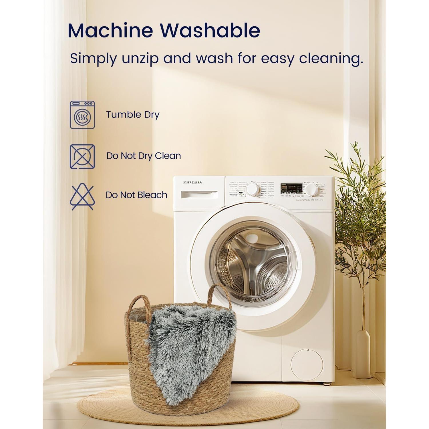 Almohada Corporal ZonLi Fluffy 50x137 cm Gris Ajustable