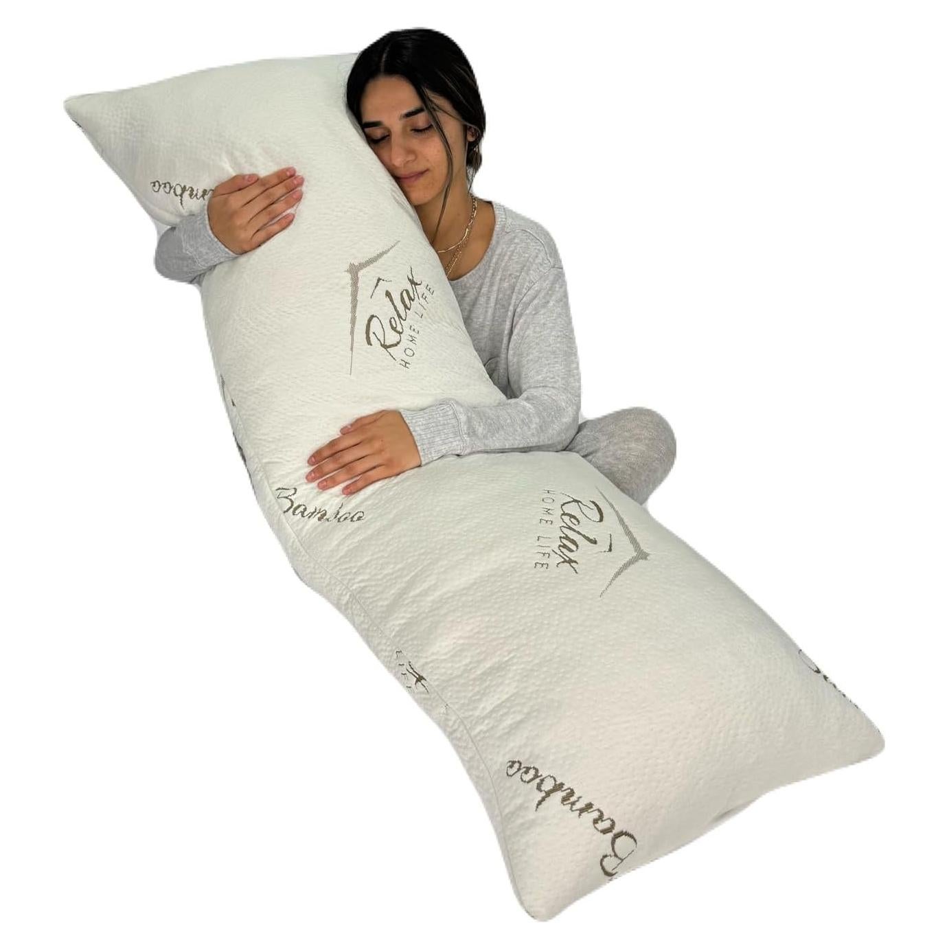 Almohada Corporal Relax Home Life 137x51 cm Espuma Memoria