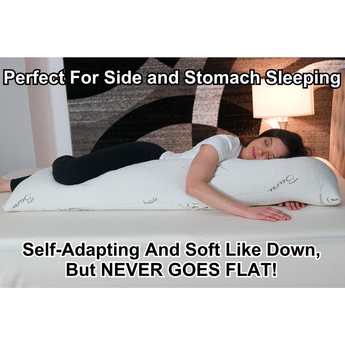 Almohada Corporal Relax Home Life 137x51 cm Espuma Memoria