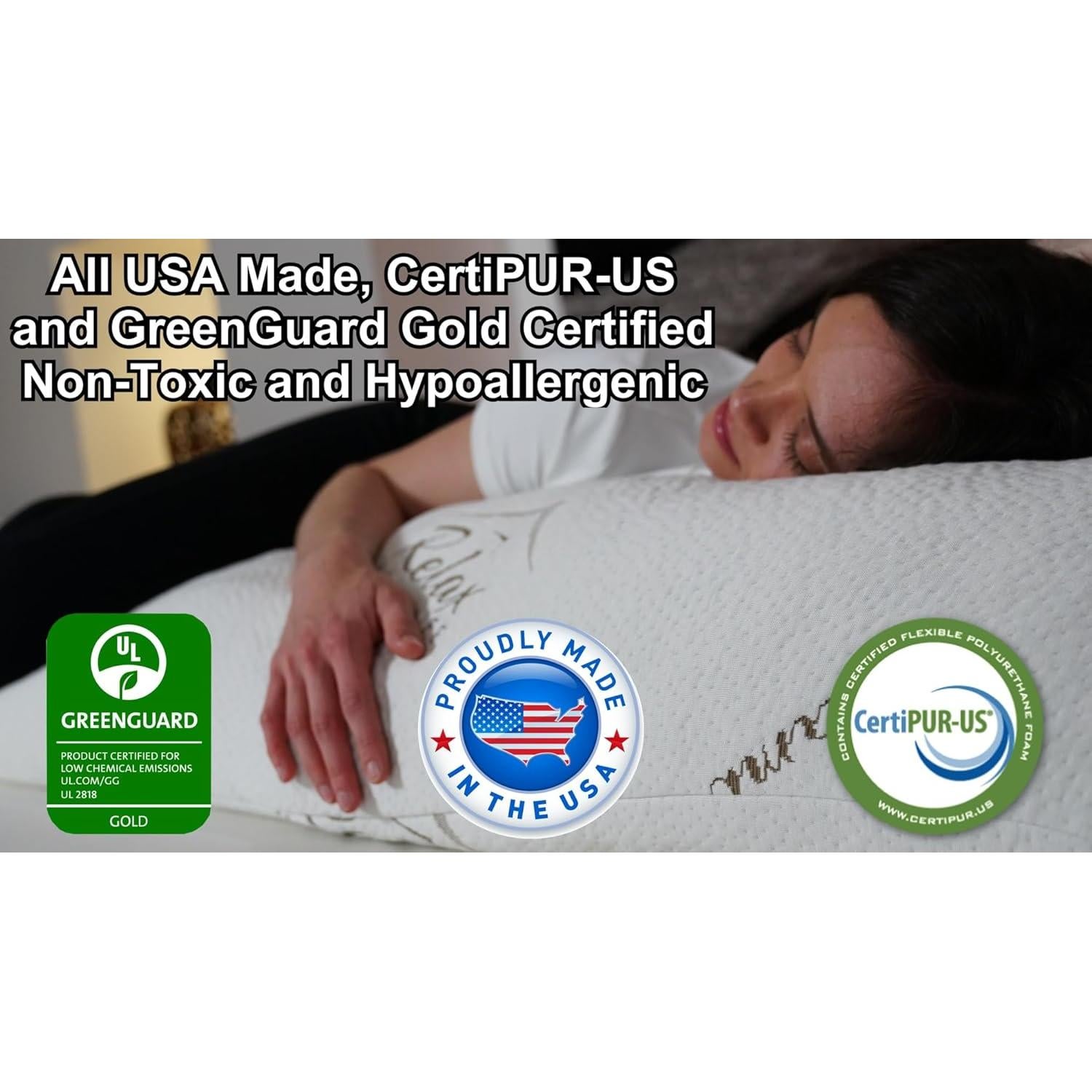 Almohada Corporal Relax Home Life 137x51 cm Espuma Memoria