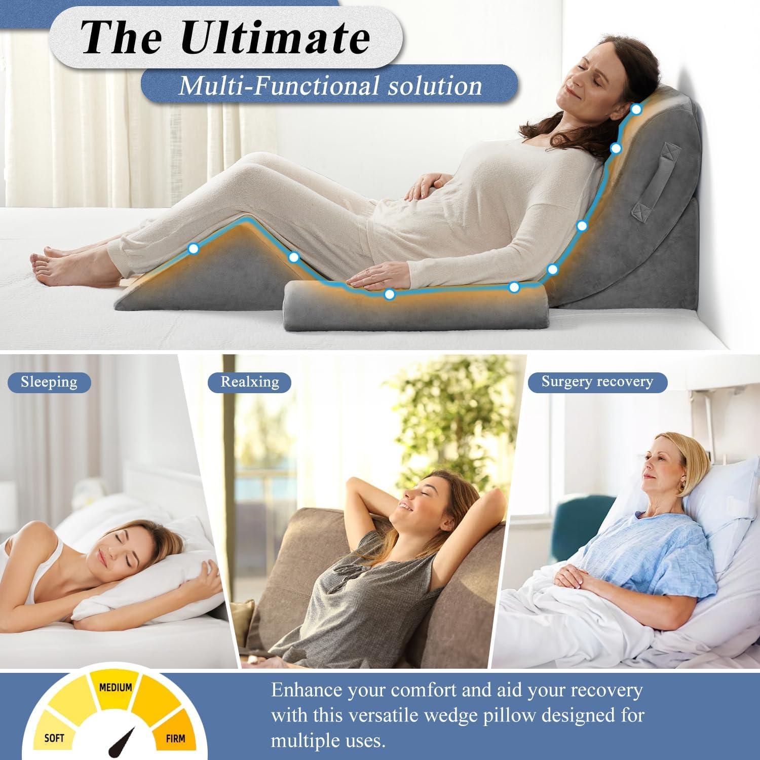 Conjunto de Almohadas en Cuña Ortopédicas Axelrod 4 Piezas