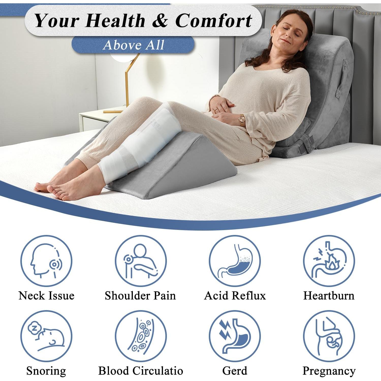 Conjunto de Almohadas en Cuña Ortopédicas Axelrod 4 Piezas