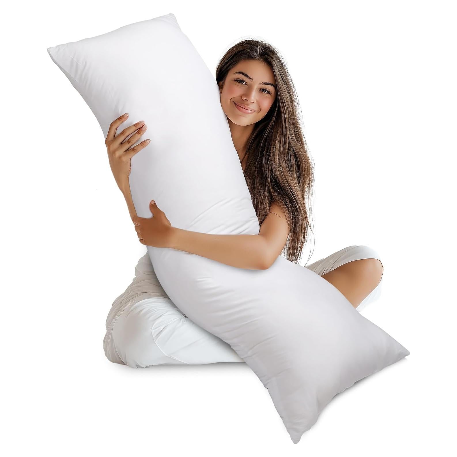 Almohada Corporal Utopia Bedding 20x54 cm para Dormir Lado