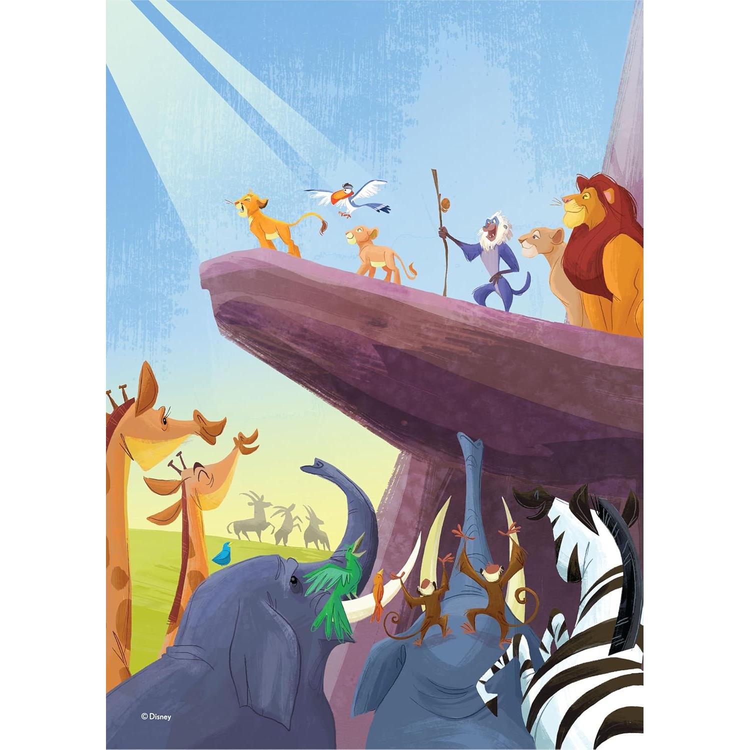 Rompecabezas 4 en 1 El Rey León Buffalo Games - 48, 72 y 100 piezas