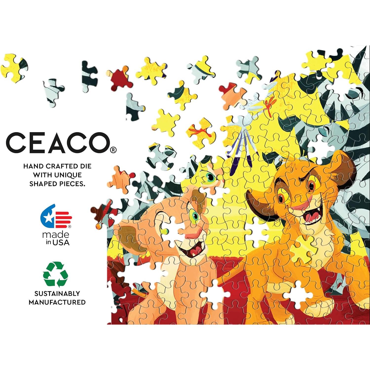 Rompecabezas 4 en 1 El Rey León Buffalo Games - 48, 72 y 100 piezas