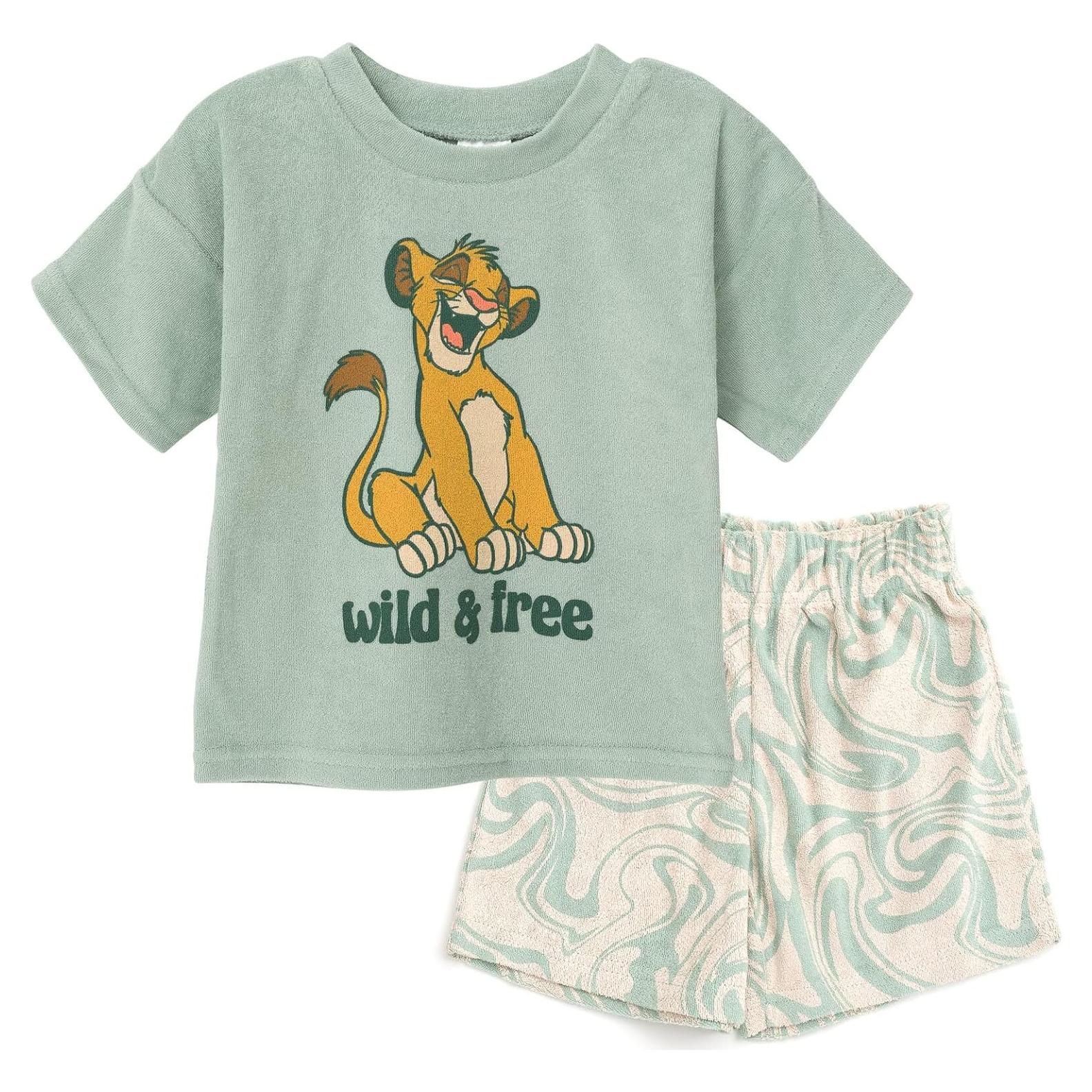 Conjunto camiseta y pantalones cortos Disney Mickey 5T