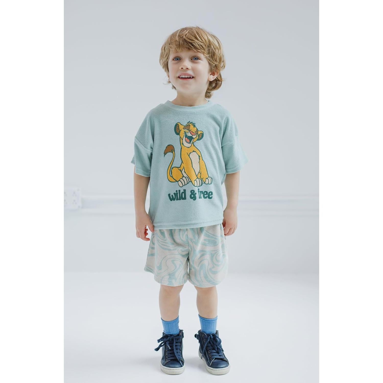 Conjunto camiseta y pantalones cortos Disney Mickey 5T