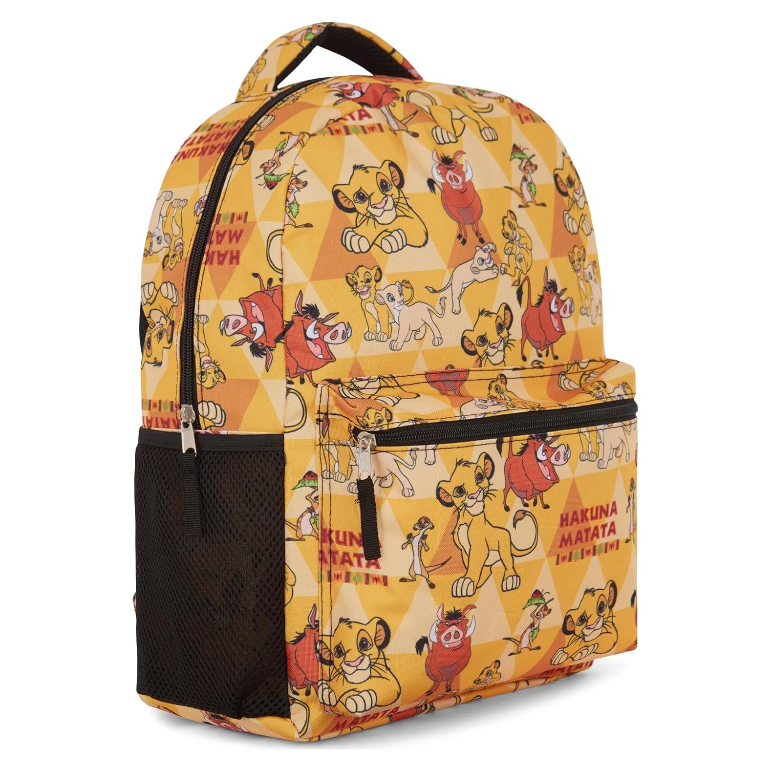 Mochila Infantil Disney El Rey León 20L Amarilla
