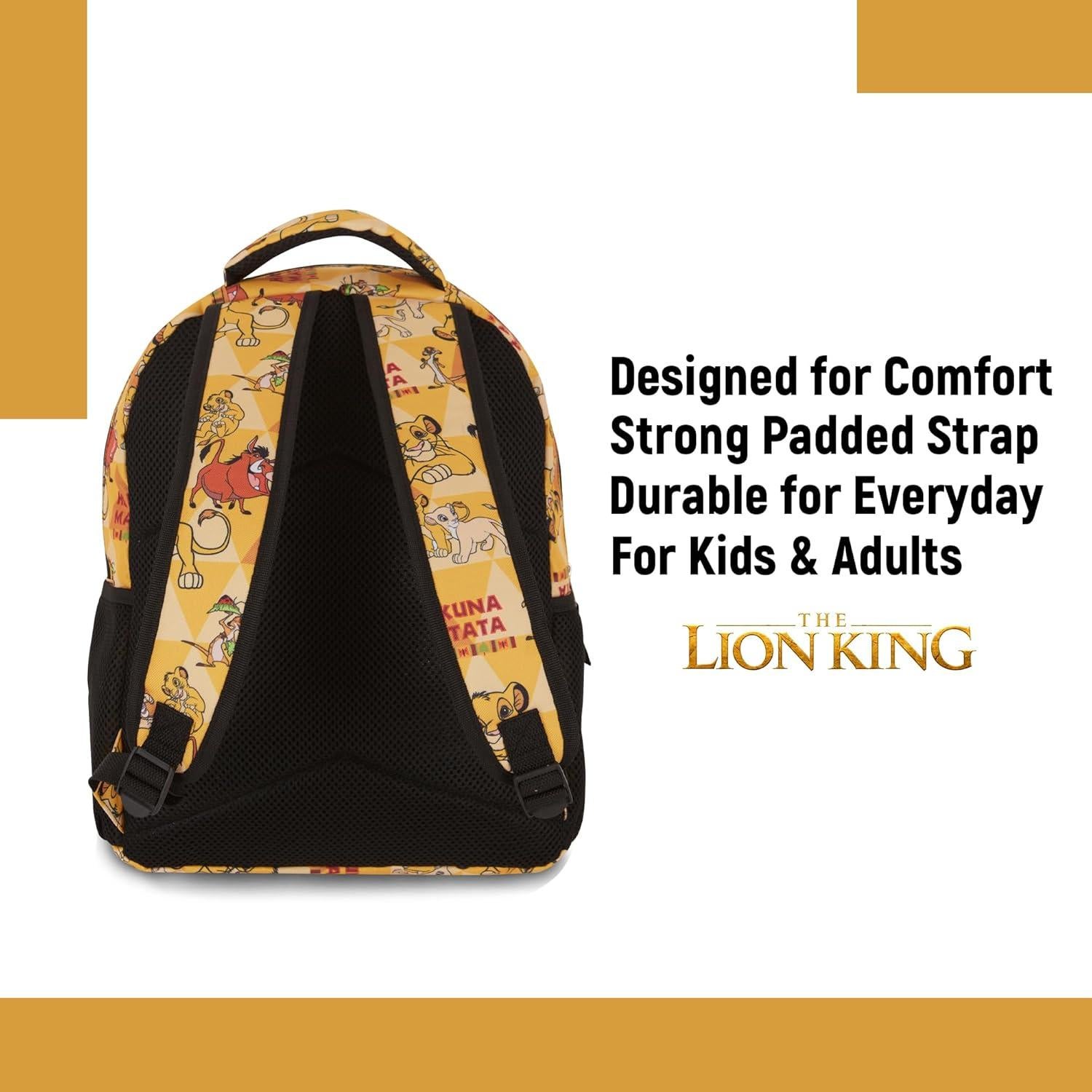 Mochila Infantil Disney El Rey León 20L Amarilla