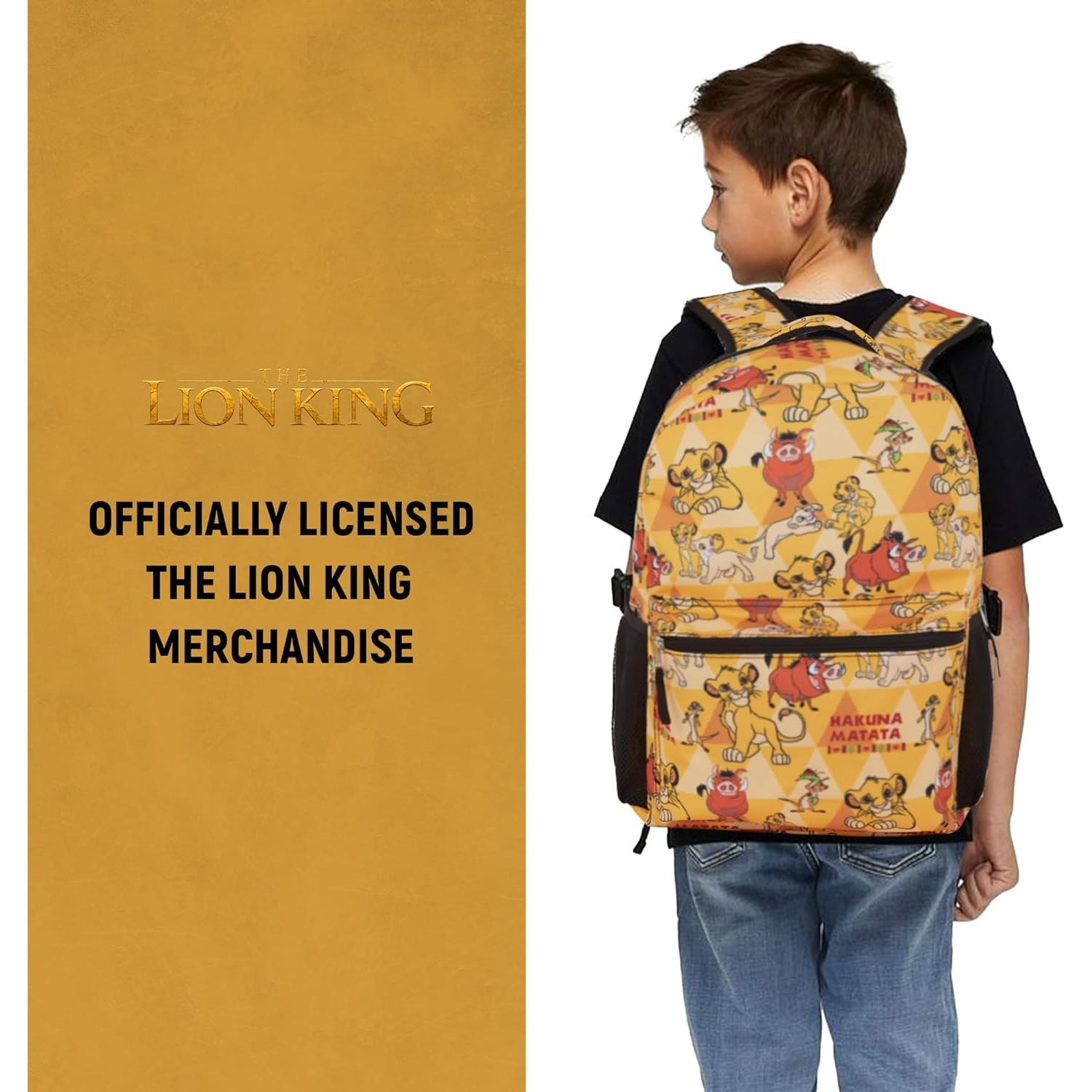 Mochila Infantil Disney El Rey León 20L Amarilla