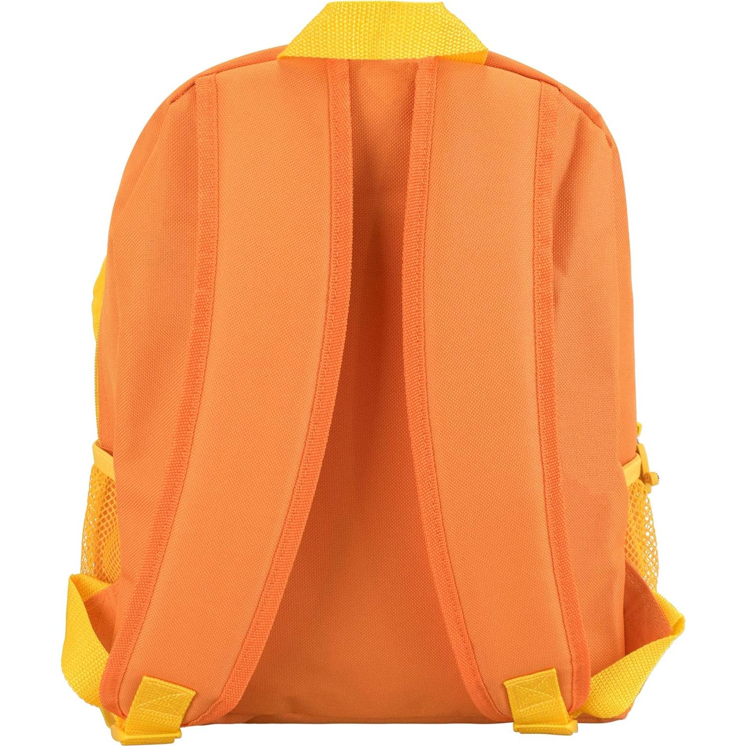 Mochila Escolar Disney El Rey León Simba Amarilla 36 cm