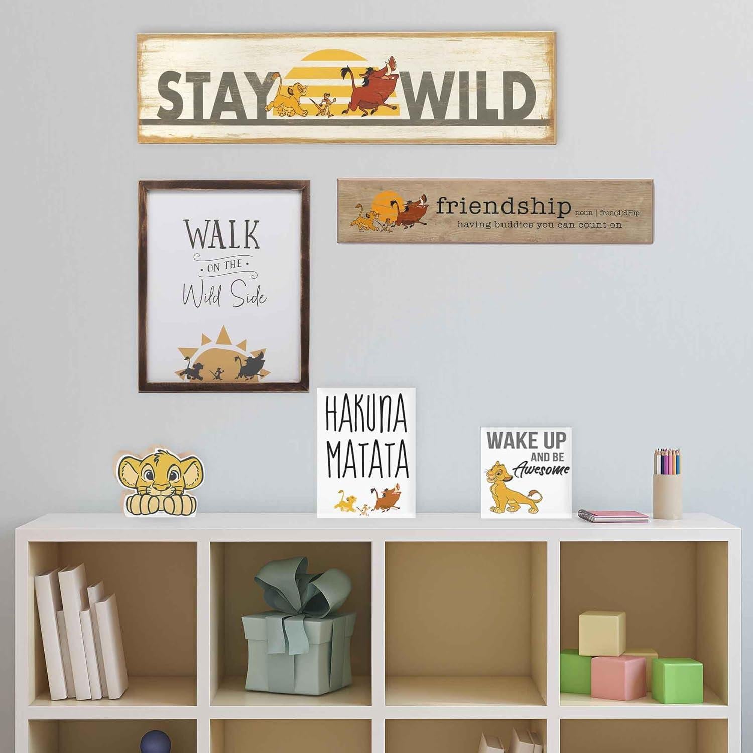 Estante Decorativo Simba Disney El Rey León 17,78x13,97cm